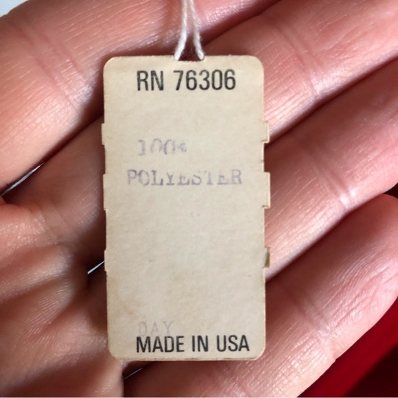 Vintage After Dark red 80’s party dress in size S - Picture 8 of 11